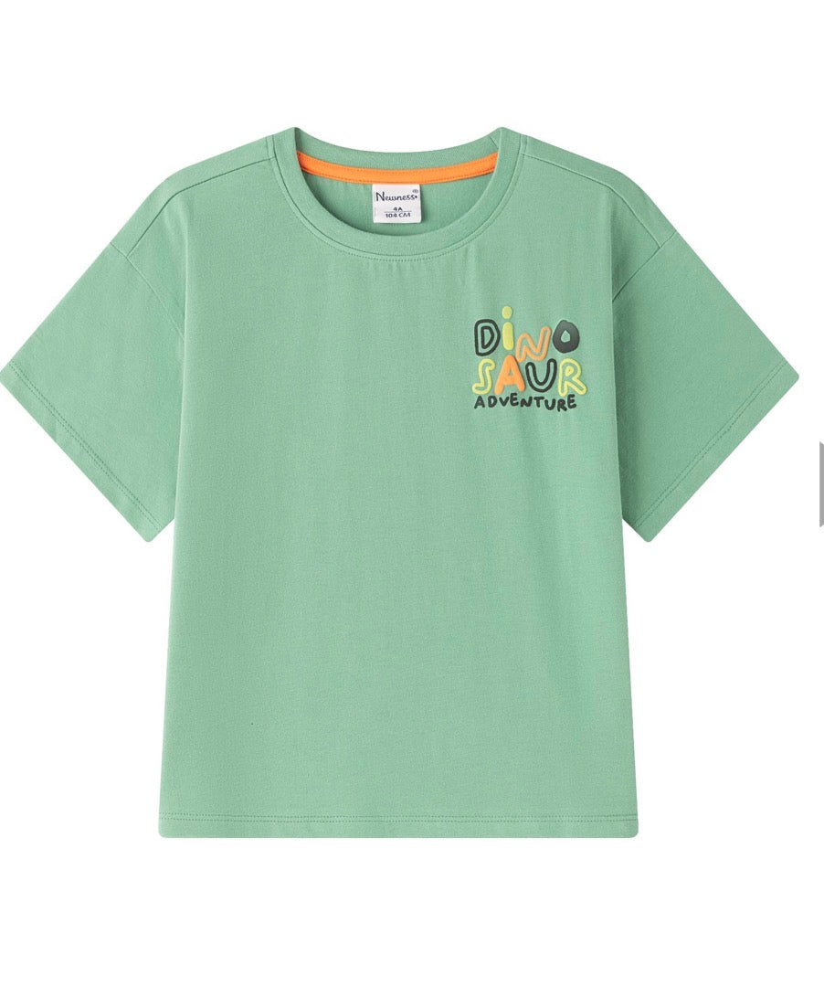 Camiseta dinosaurio verde