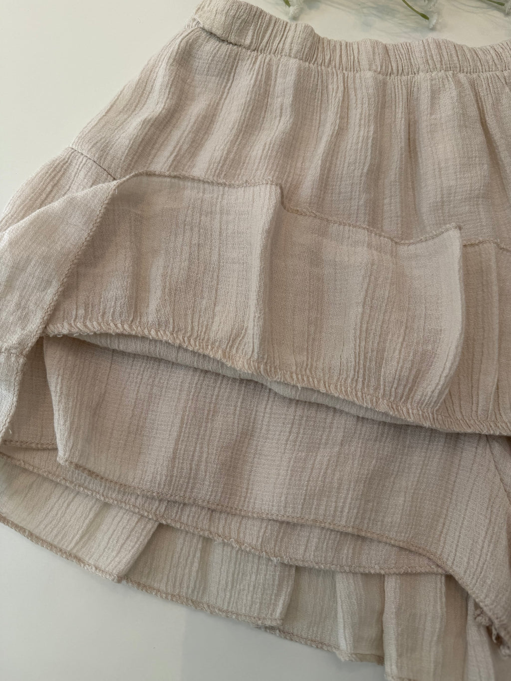 Falda pantalón tachuela camel