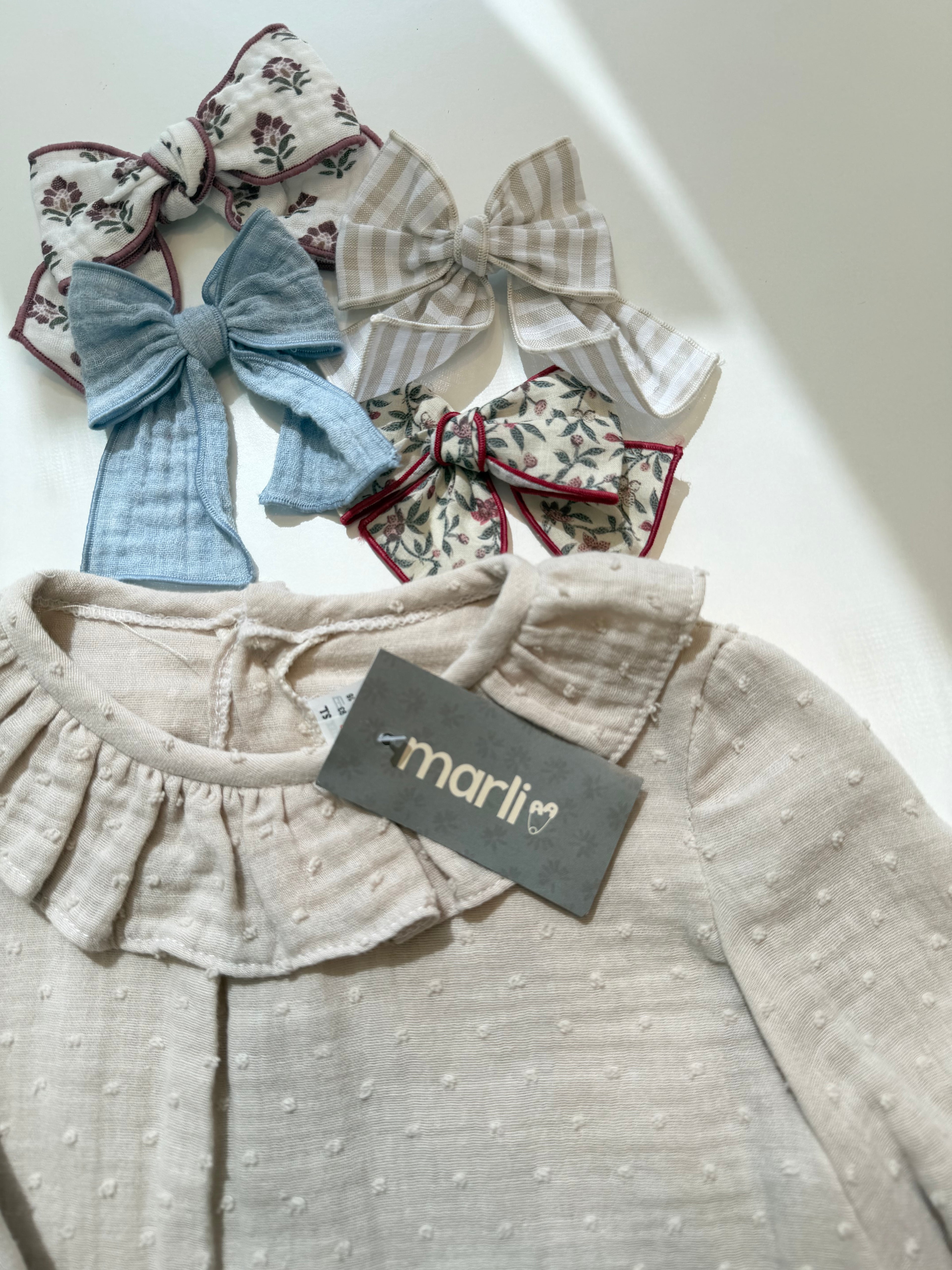 Camisa bambula y plumeti camel Valentina