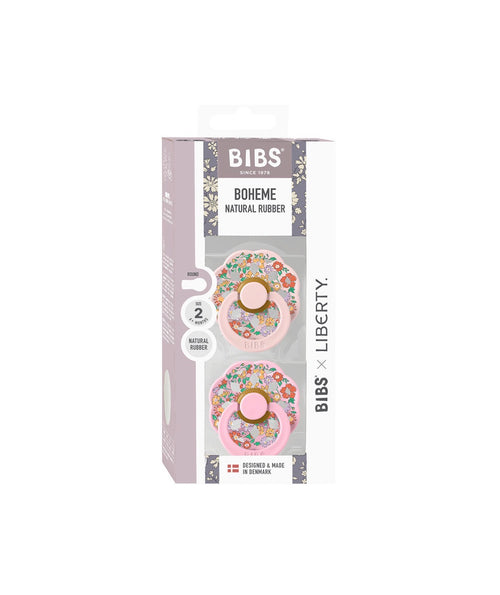 2 Chupetes BIBS Boheme x Liberty Oscar Meadow Blossom Mix