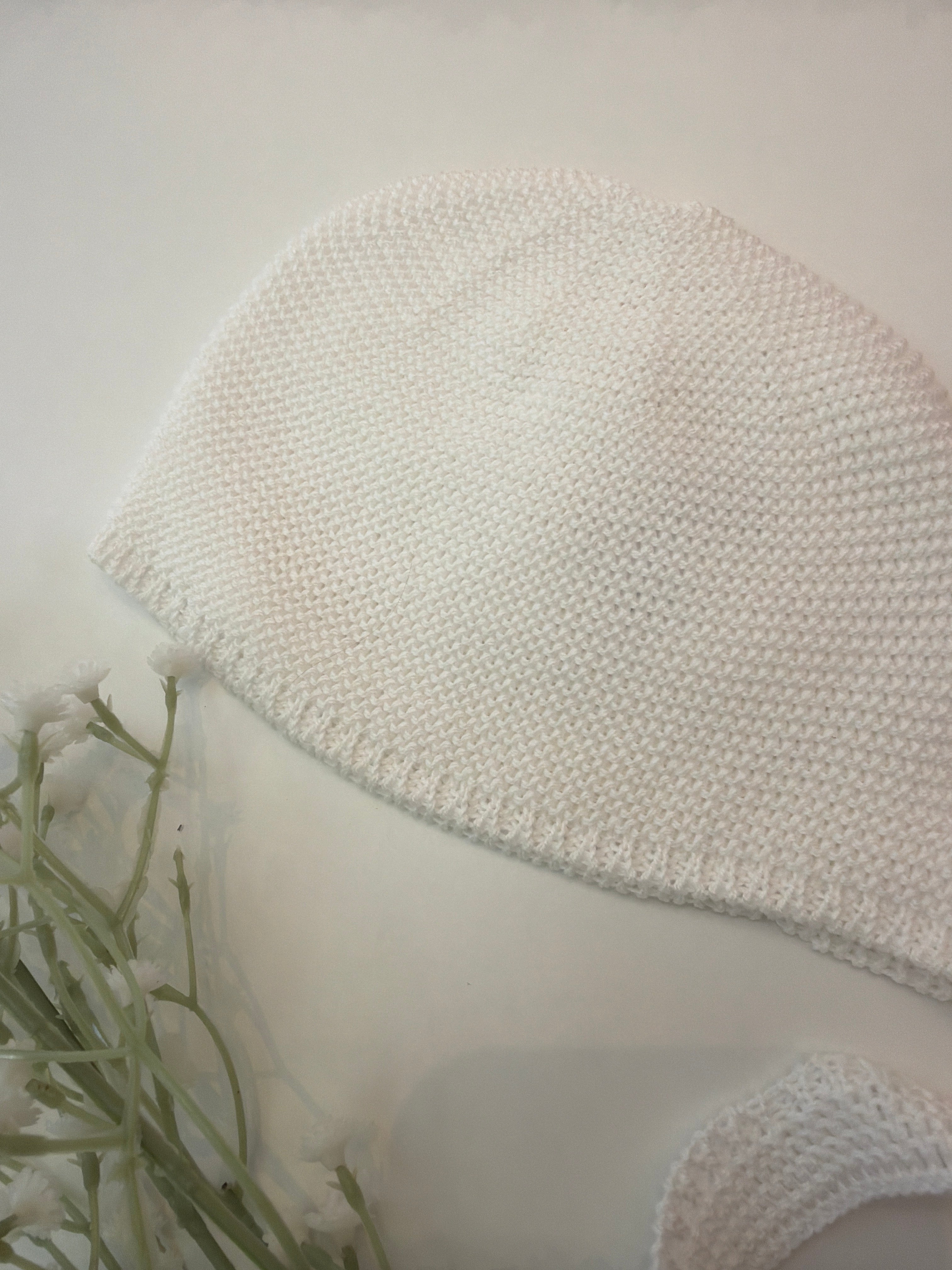 Capota hilo blanco