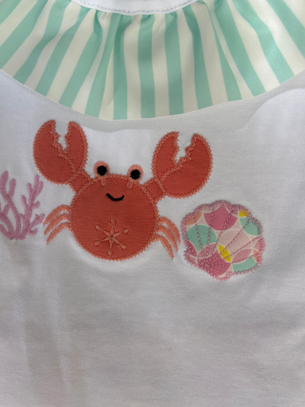 Conjunto cangrejo niña braguita playa