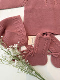 Conjunto patuco y capota unisex maquillaje 818-002-37