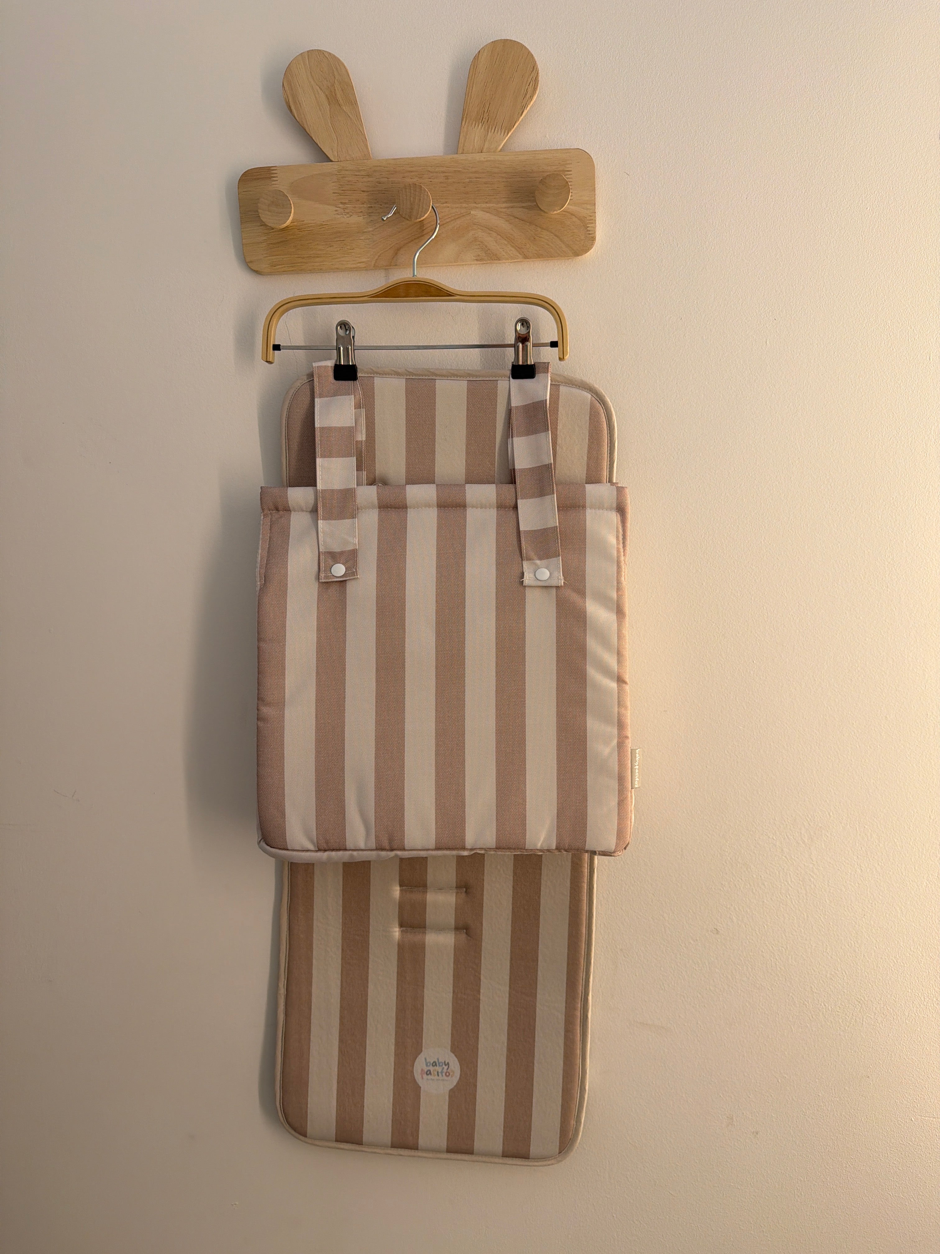 Colchoneta + bolso beig universal