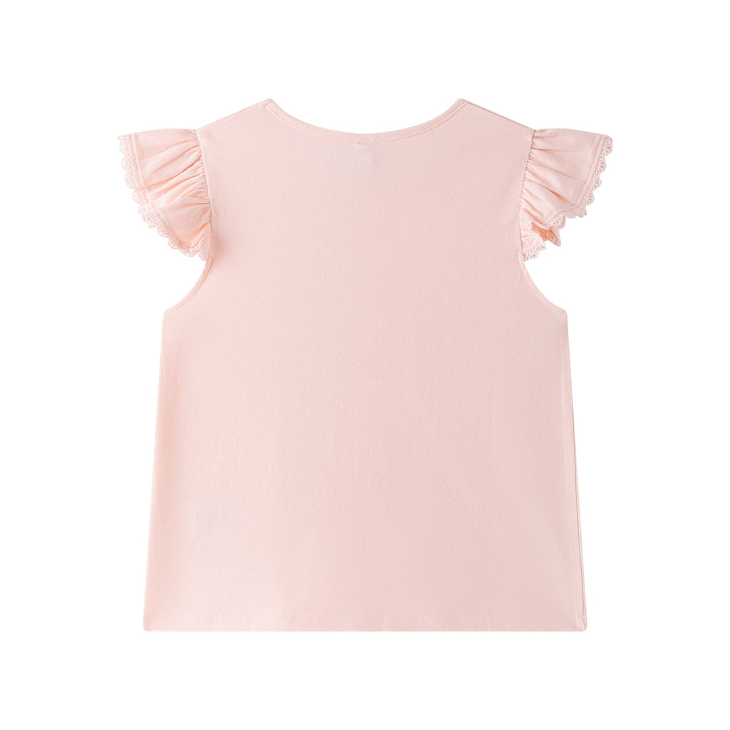 Camiseta básica rosa palo