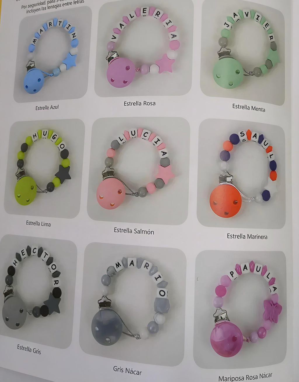 Chupetero personalizados