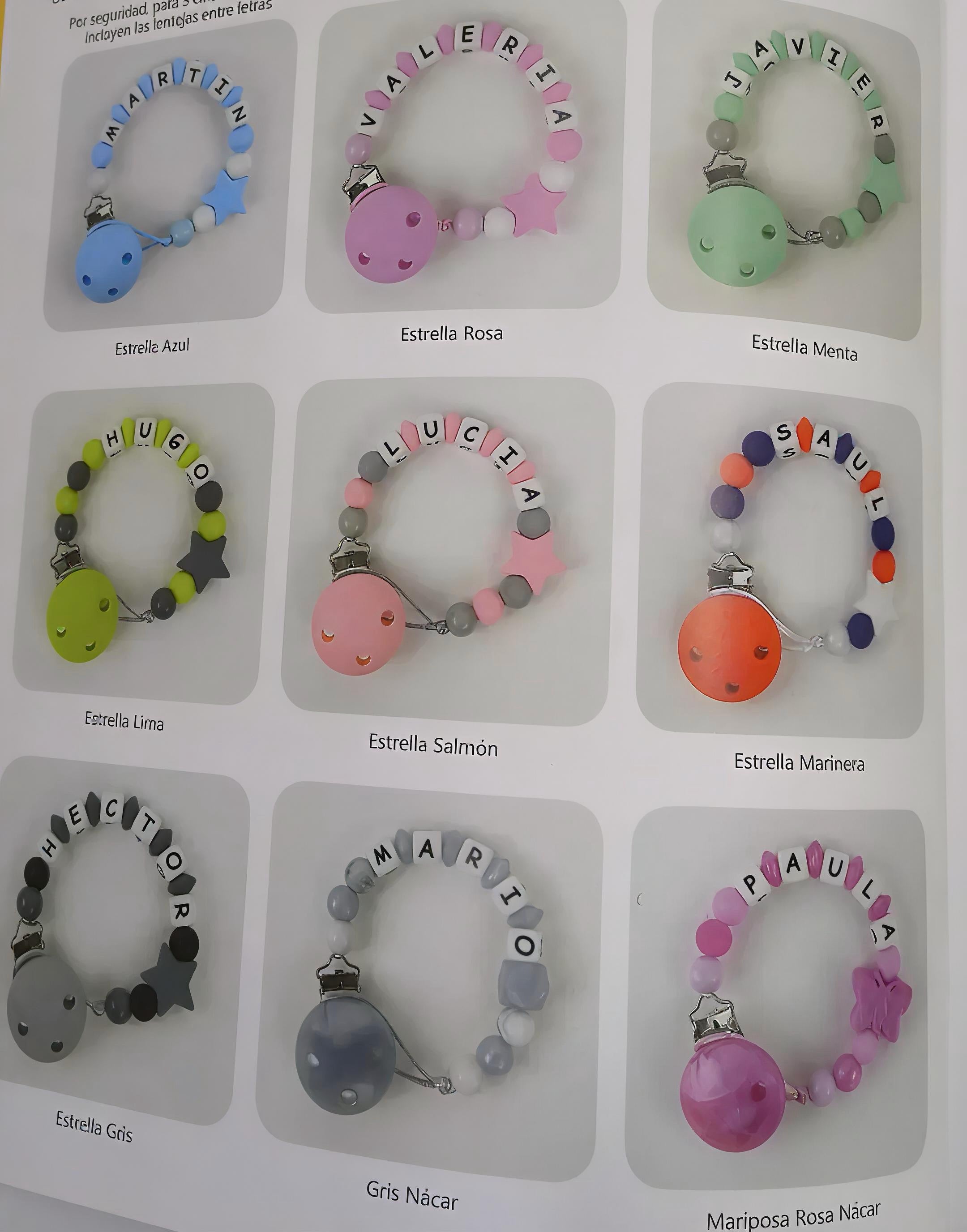 Chupetero personalizados