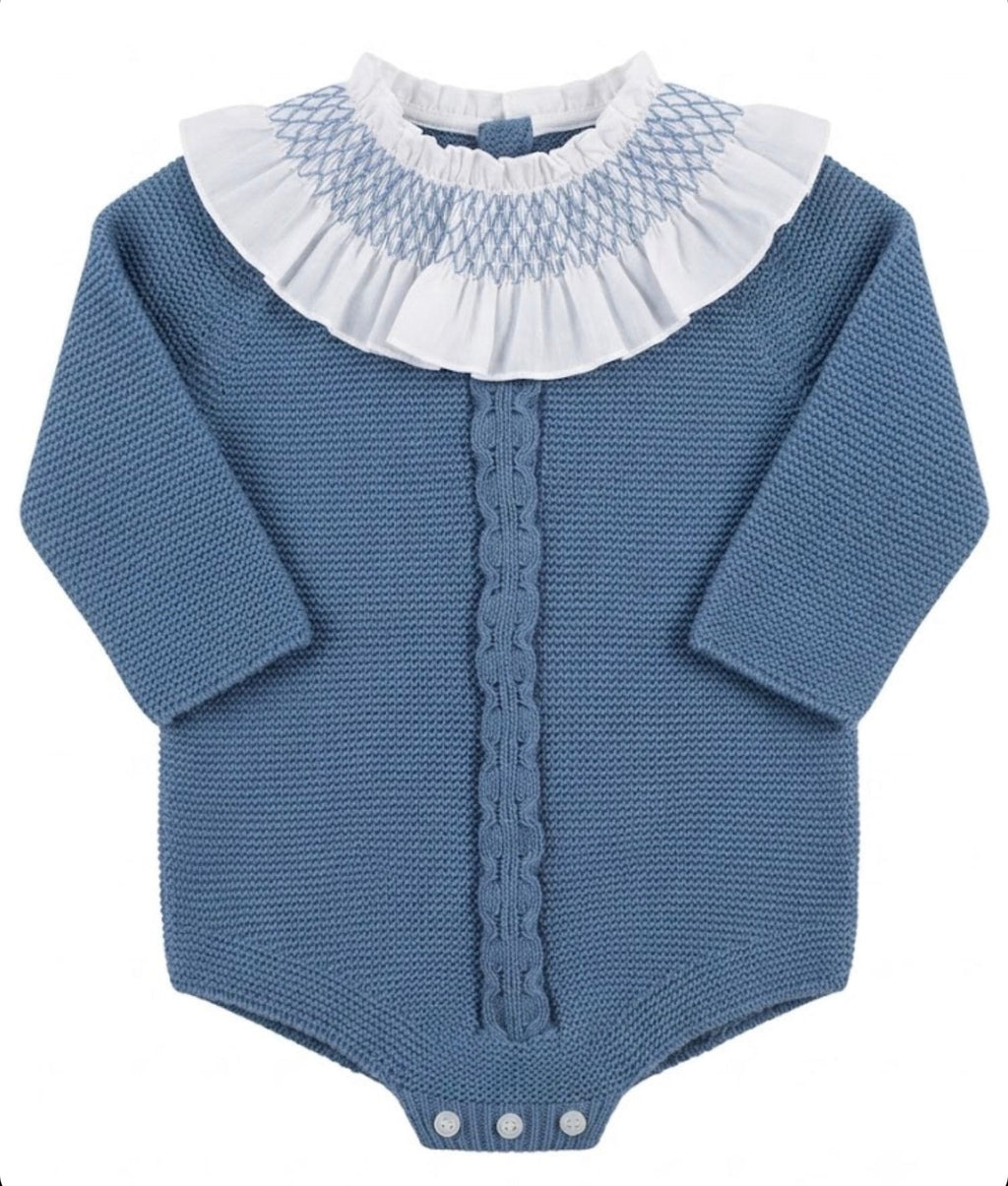 Pelele punto inglés azul Francia L2603