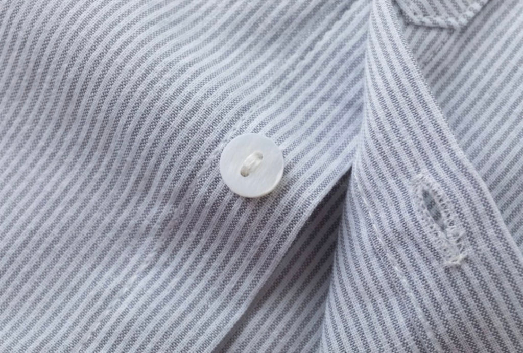 CAMISA DE VESTIR RAYAS AZULES