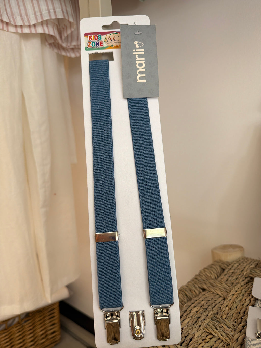 Tirante liso azul ducado