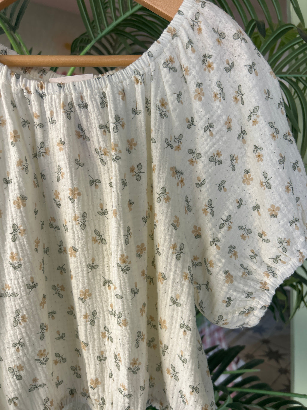Camisa bambula flores