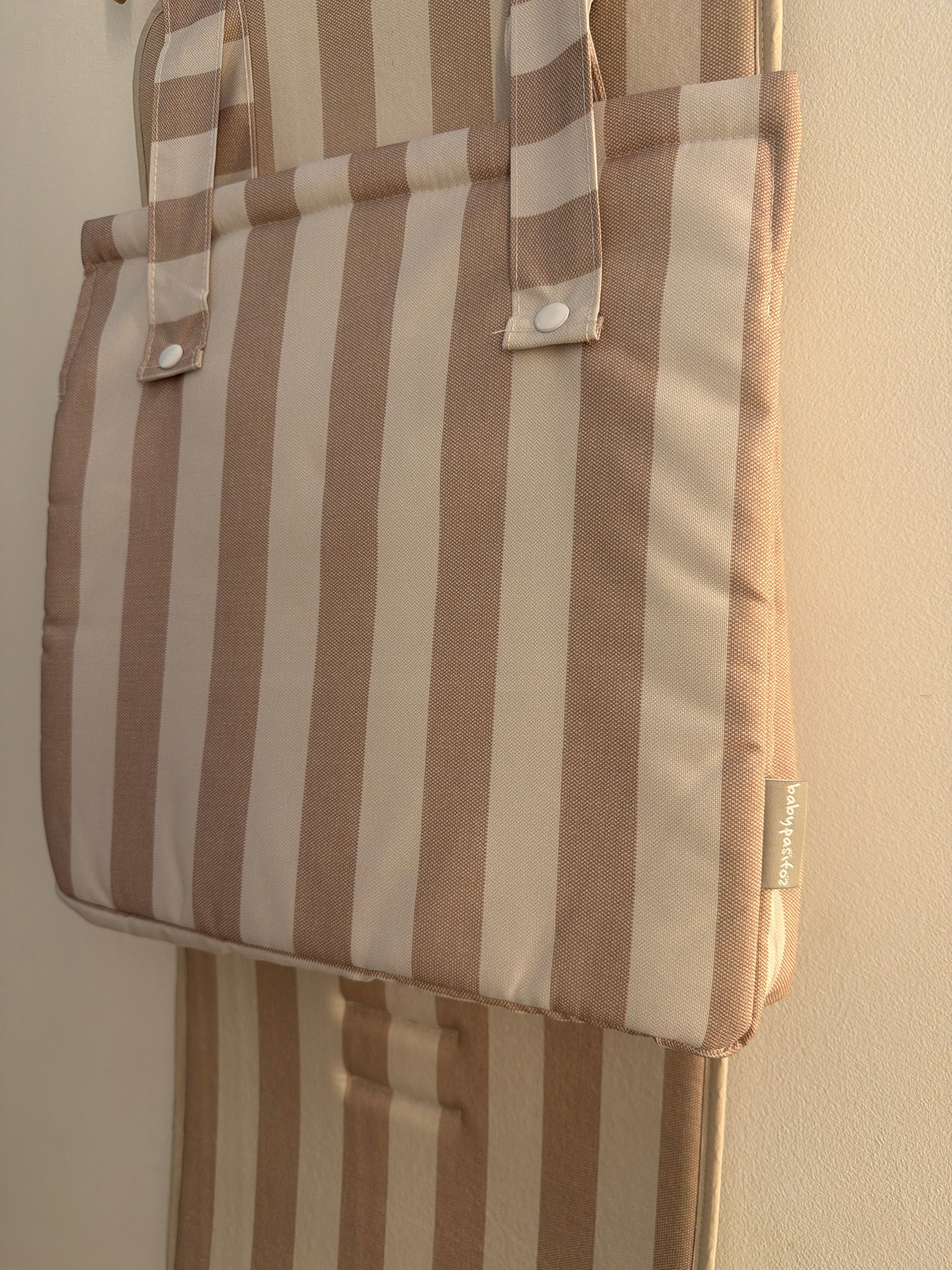 Colchoneta + bolso beig universal