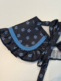 Cuello azul flores DH537