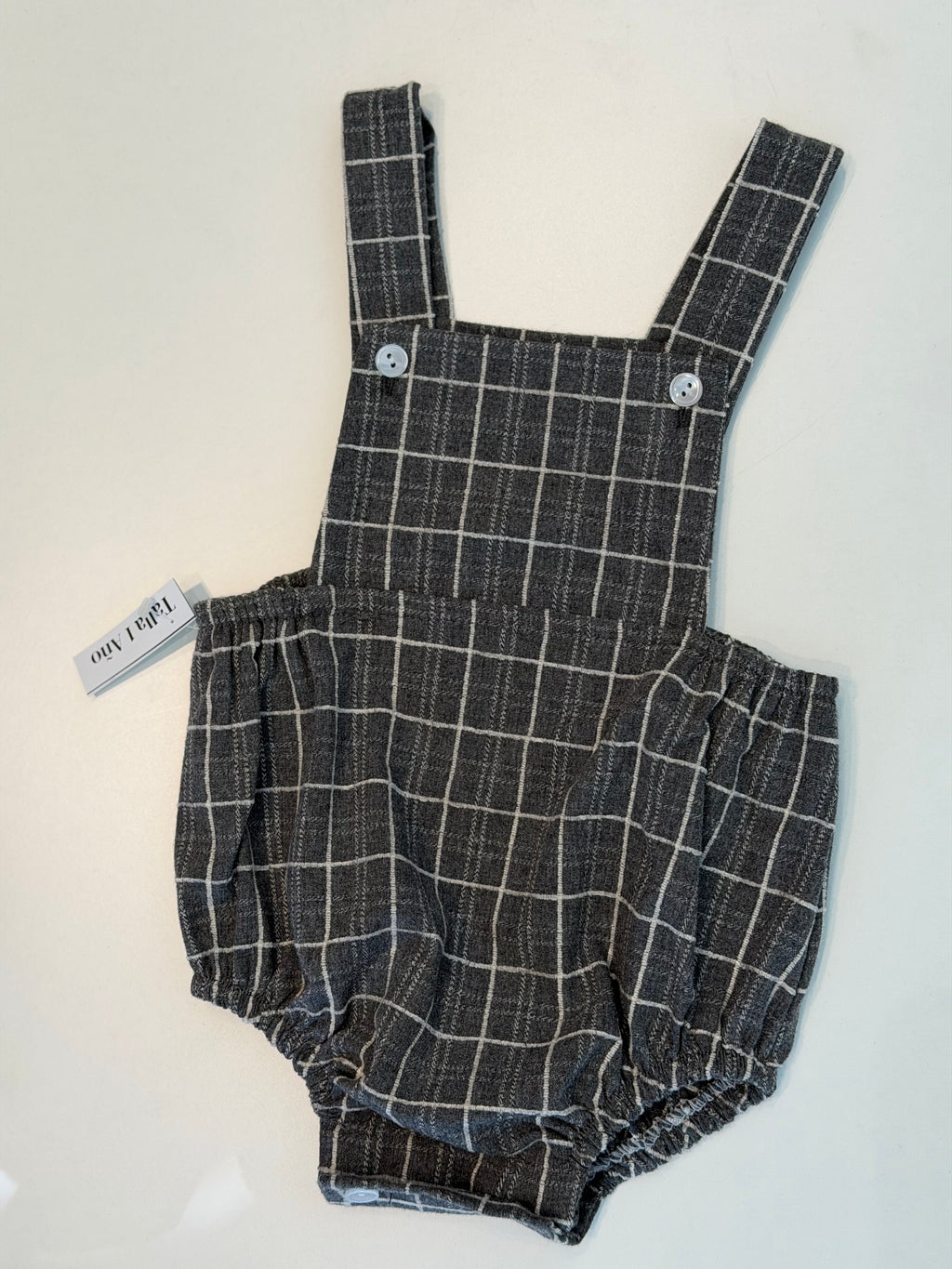 Peto cuadros grises DH545