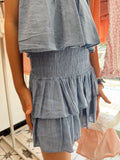 Falda pantalón azul